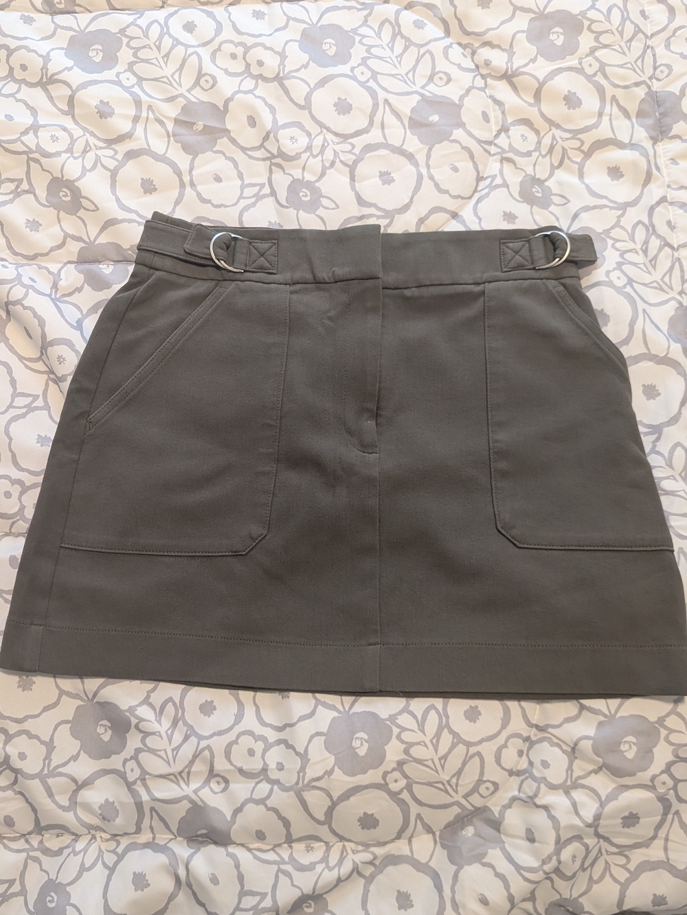 Express Utility Mini Skirt with D-Ring Waist